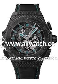 Hublot 719.QM.1729.NR.FAD11 Mens Automatic Black Carbon Fiber