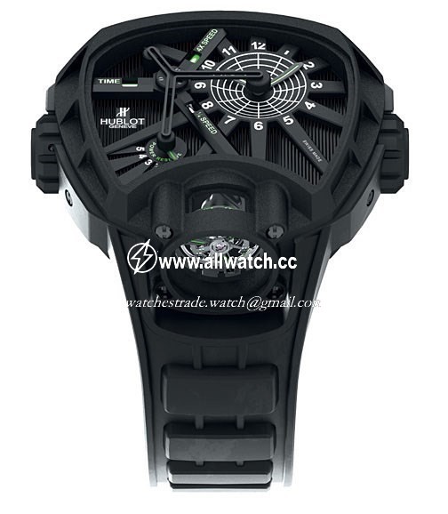 Hublot 902.ND.1140.RX Mens Hand Wind Black Micro Blasted Titanium