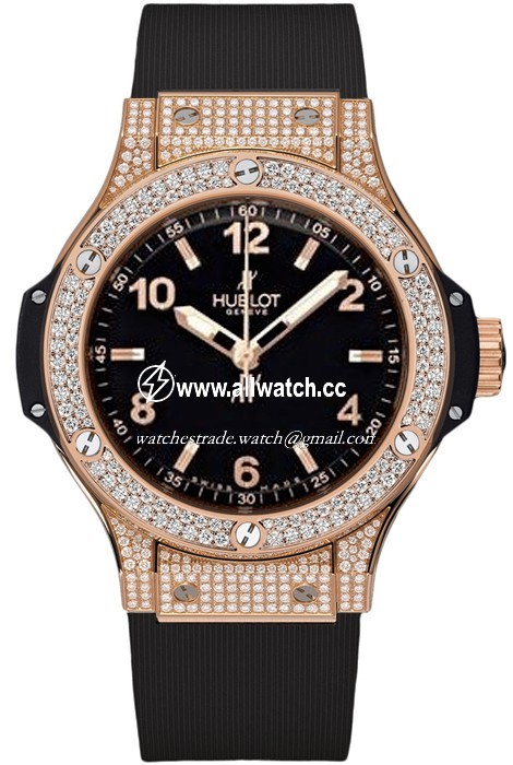 Hublot 361.PX.1280.RX.1704 Big Bang Ladies Quartz Polished 18 kt Rose Gold set with 194 diamonds (0.