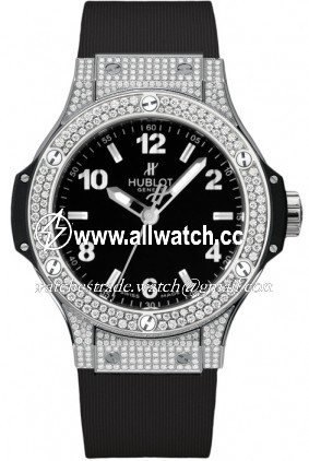 Hublot 361.SX.1270.RX.1704 Big Bang Ladies Quartz Stainless Steel Case Set with Diamonds