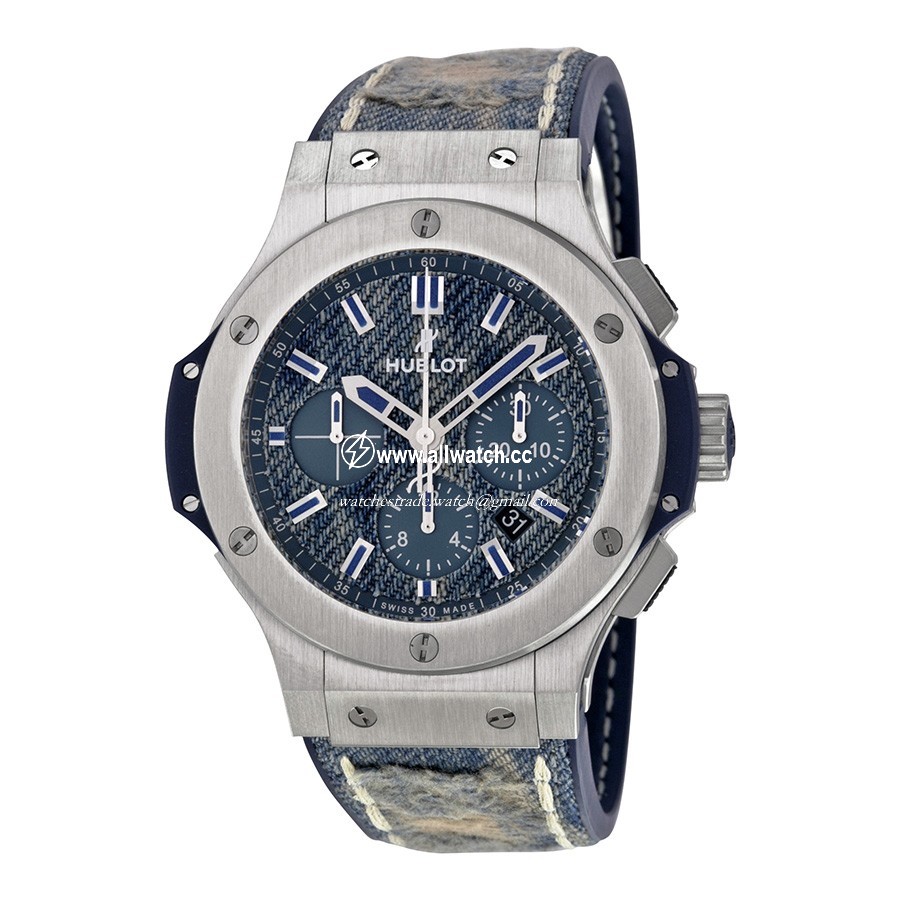 Hublot 301.SL.2770.NR.JEANS Big Bang Jeans Ladies Automatic Satin-finished Stainless Steel