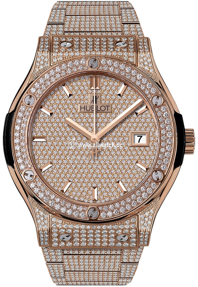 Hublot 542.OX.9010.OX.3704 Classic Fusion Mens Automatic 18 Carat Rose Gold