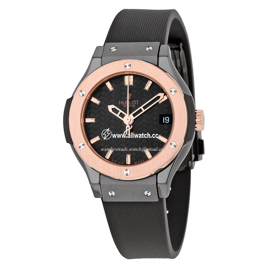 Hublot 581.CO.1780.RX Classic Fusion Ladies Quartz Black Ceramic