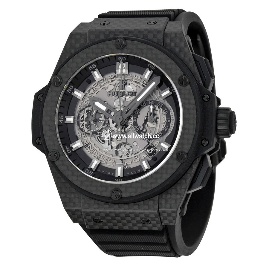 Hublot 701.QX.0140.RX King Power Mens Automatic Carbon Fiber