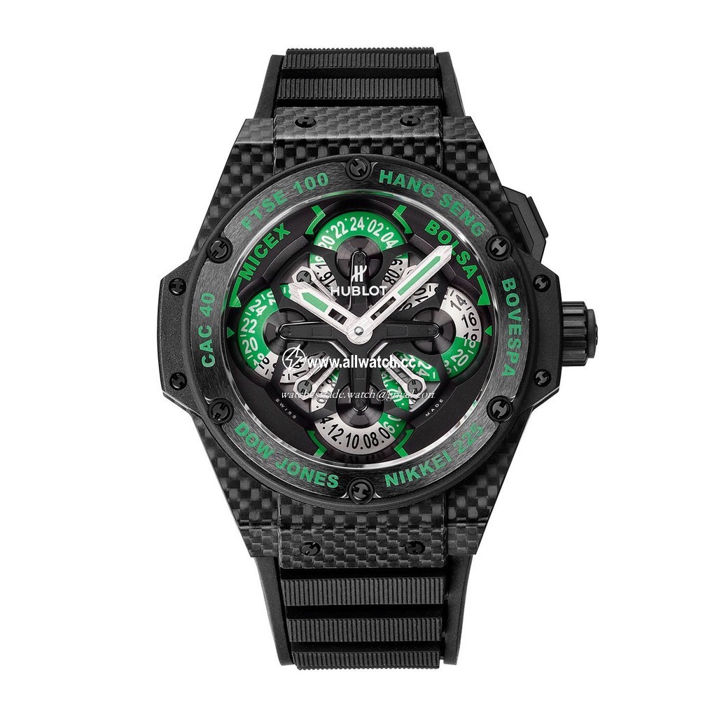 Hublot 771.QX.1179.RX.CSH13 King Power Mens Automatic Black Carbon Fiber