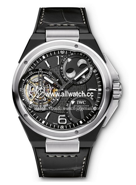 IWC IW590001 Ingenieur Mens Hand Wind Platinum and Ceramic