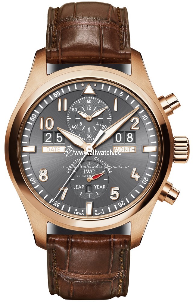 IWC IW379103 Pilotses Mens Automatic 18kt Rose Gold