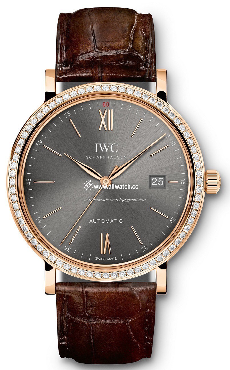 IWC IW356516 Portofino Mens Automatic 18K Rose Gold