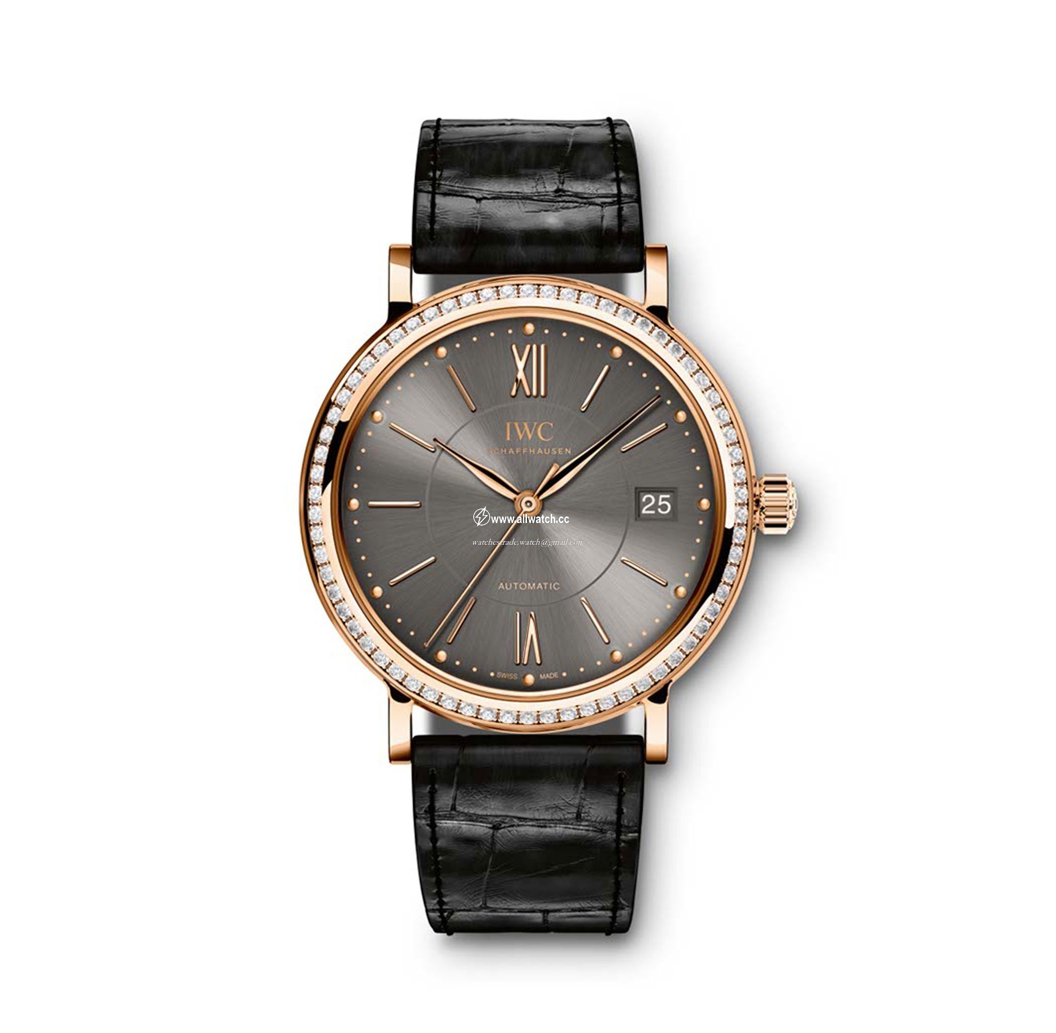 IWC IW458108 Portofino Mens Automatic 18K Rose Gold