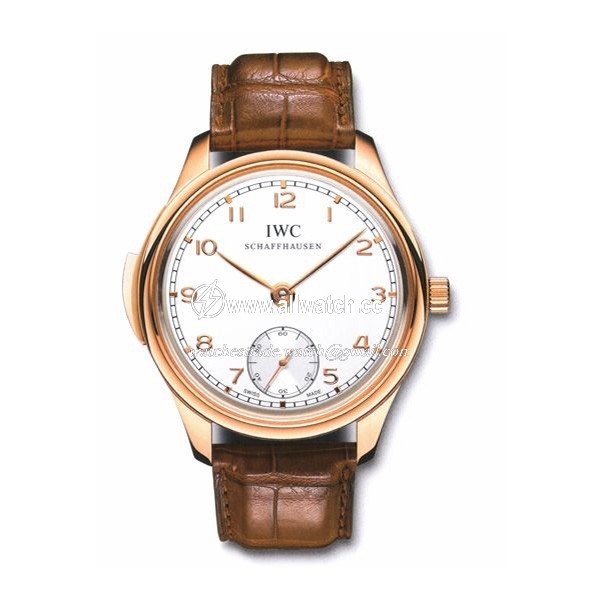 IWC IW544907 Portuguese Mens Hand Wind 18kt Rose Gold