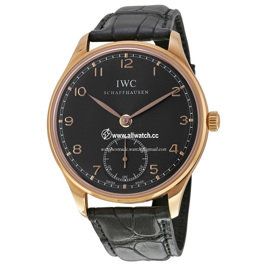 IWC IW545406 Portuguese Mens Hand Wind 18kt Rose Gold