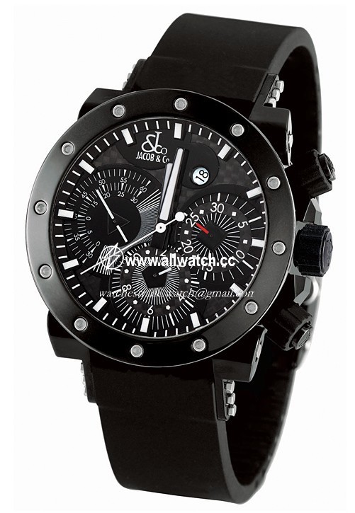 Jacob Co. E2 Epic II Mens Automatic Black PVD