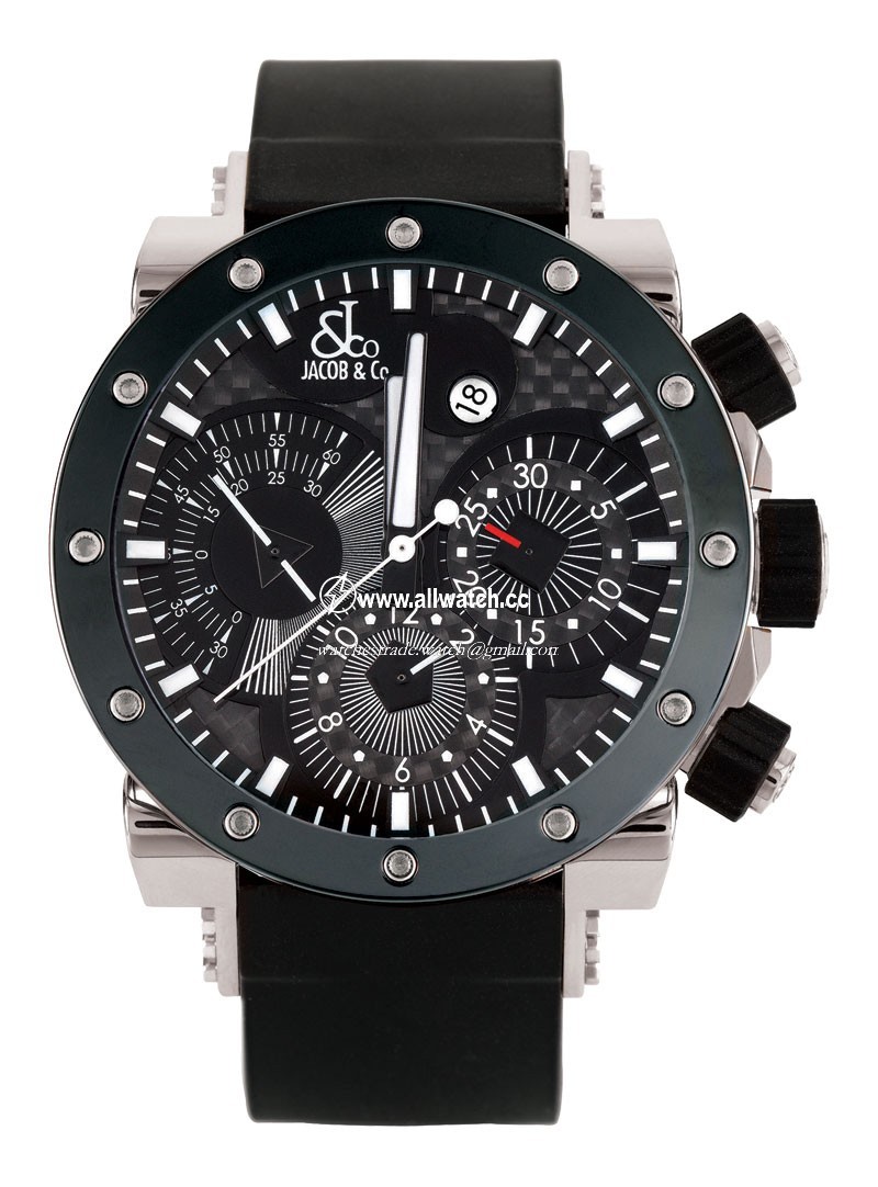 Jacob Co. E2SSCP Epic II Mens Automatic Stainless Steel