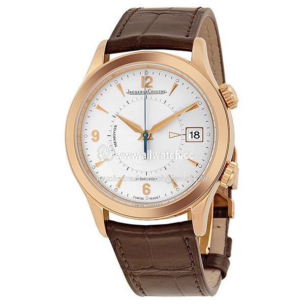Jaeger LeCoultre Q1412430 Master Memovox Mens Automatic 18kt Rose Gold