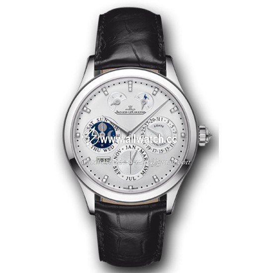 Jaeger LeCoultre Q1613401 Master Mens Hand Wind 18kt White Gold