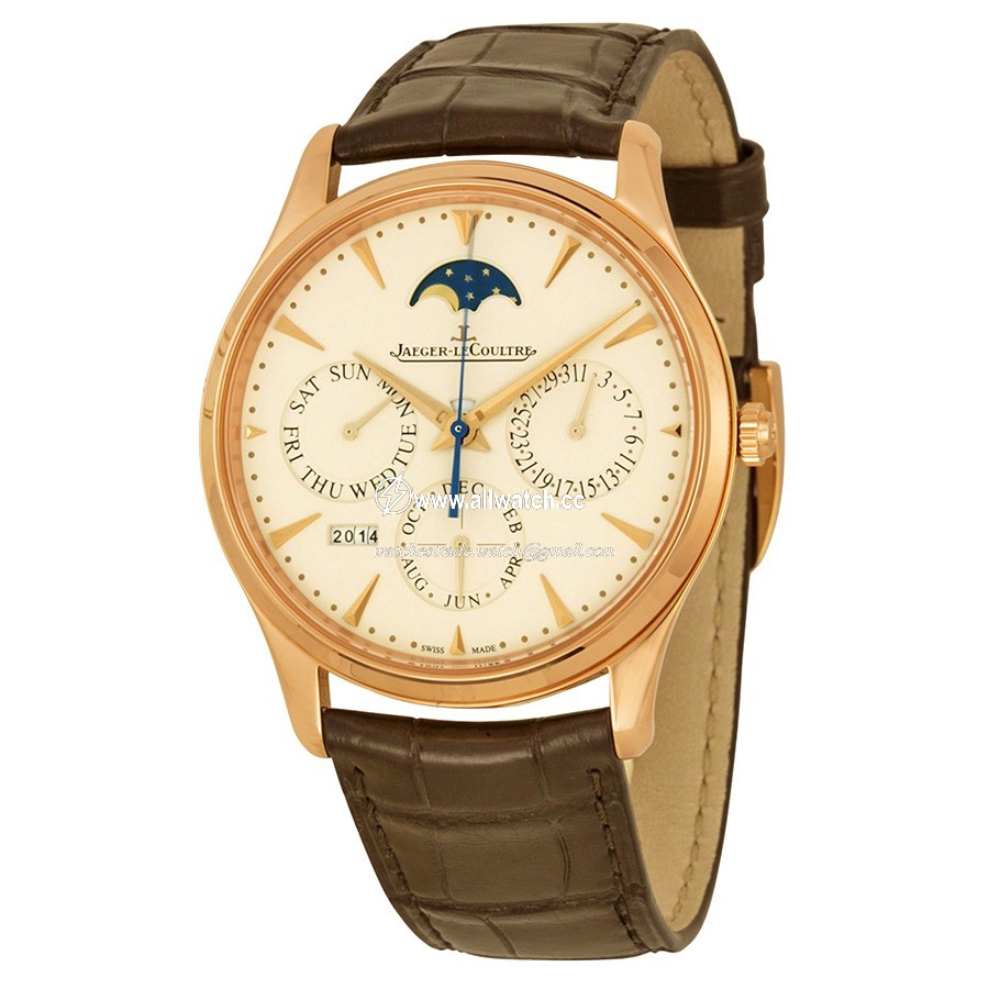 Jaeger LeCoultre Q1302520 Mens Automatic 18kt Rose Gold