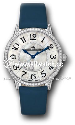 Jaeger LeCoultre Q3433490 Ladies Automatic 18K White Gold Case Set with Diamonds