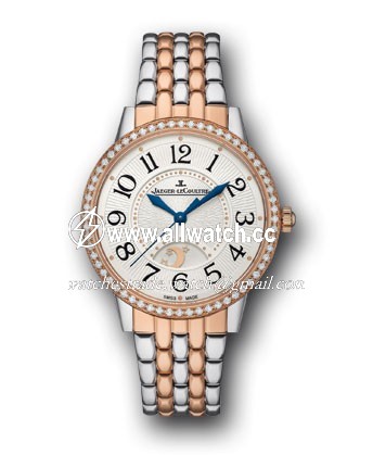Jaeger LeCoultre Q3444120 Ladies Automatic Stainless Steel and 18K Pink Gold