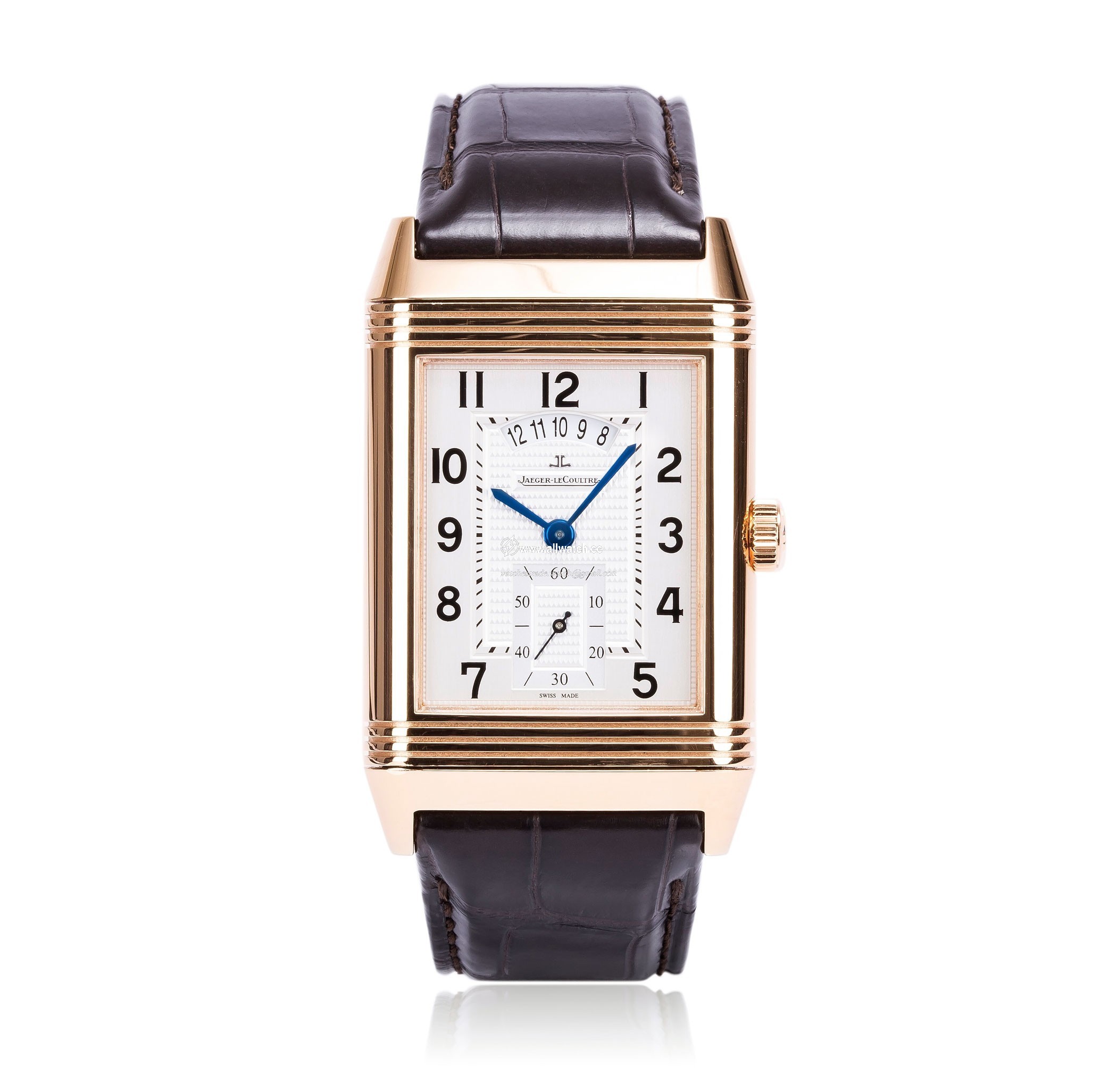 Jaeger LeCoultre Q3742521 Mens Hand Wind 18 Carat Rose Gold