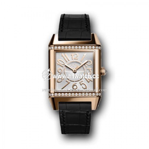 Jaeger LeCoultre Q7052421 Ladies Automatic Pink Gold Set with Diamonds