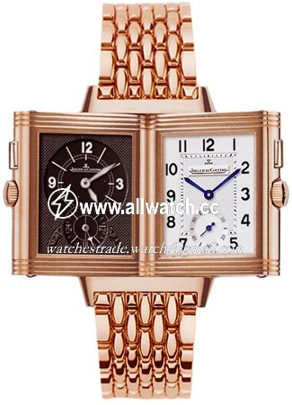 Jaeger LeCoultre Q2712110 Reverso Mens Hand Wind 18kt Rose Gold