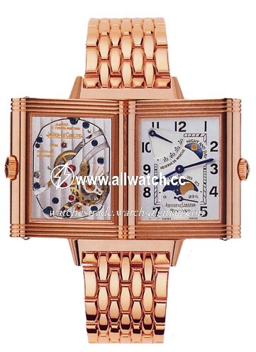 Jaeger LeCoultre Q2752120 Reverso Mens Hand Wind 18kt Rose Gold