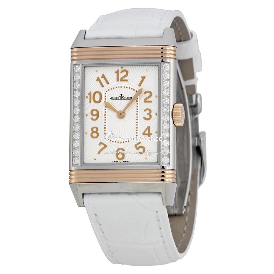 Jaeger LeCoultre Q3224420 Reverso Ladies Hand Wind 18kt Rose Gold and Stainless Steel