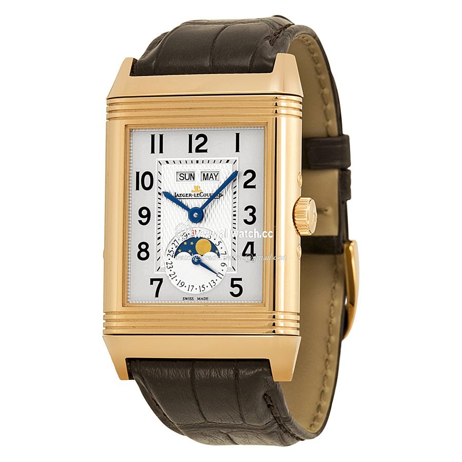 Jaeger LeCoultre Q3752520 Reverso Mens Hand Wind 18kt Rose Gold