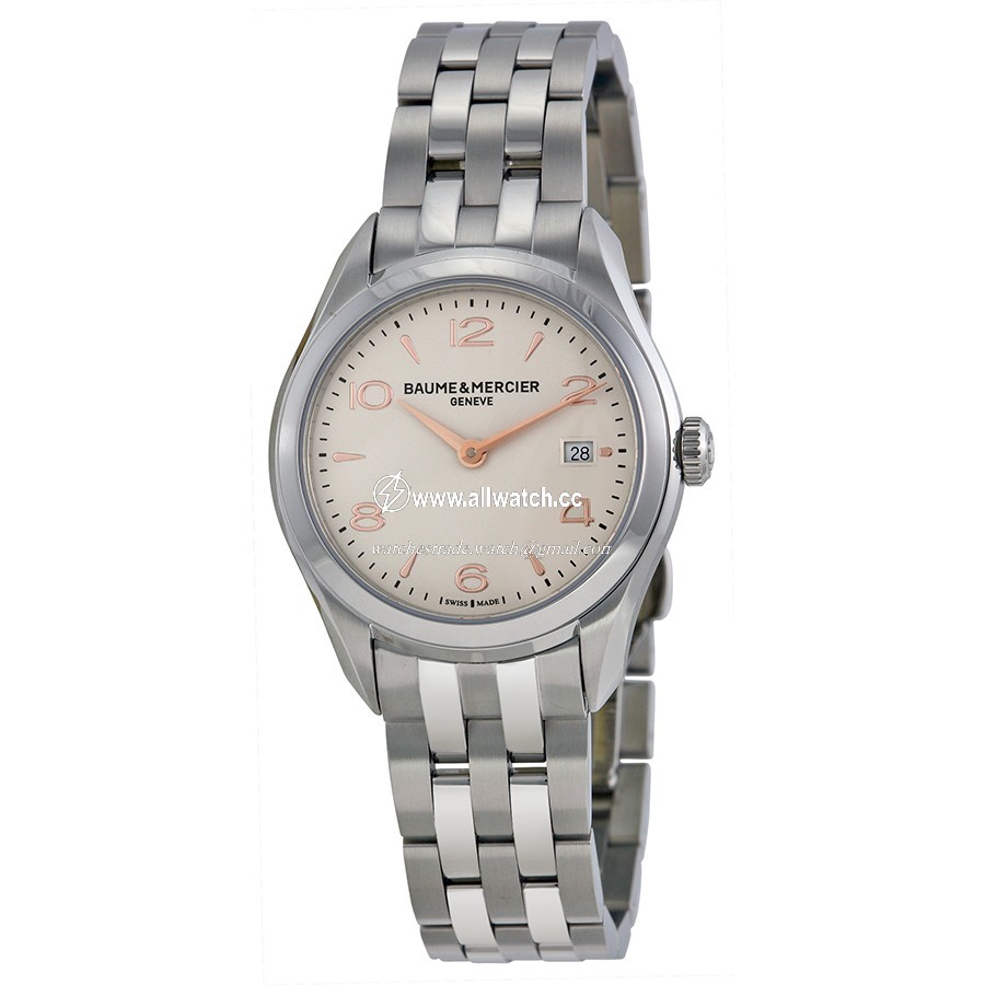 Baume et Mercier 10175 Clifton Ladies Quartz Stainless Steel