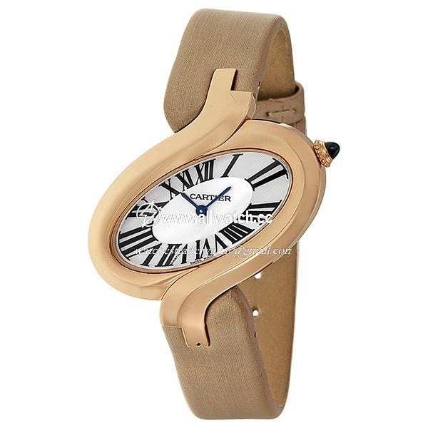 Cartier W8100011 Delices de Cartier Ladies Quartz 18kt Rose Gold