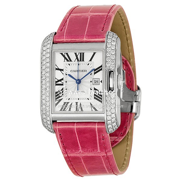 Cartier WT100018 Ladies Automatic 18 Carat White Gold