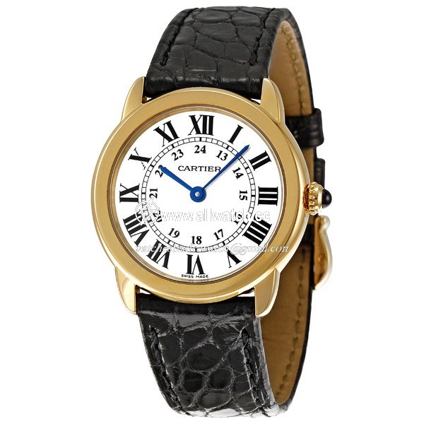 Cartier W6700355 Ronde Solo de Cartier Ladies Quartz 18kt Yellow Gold