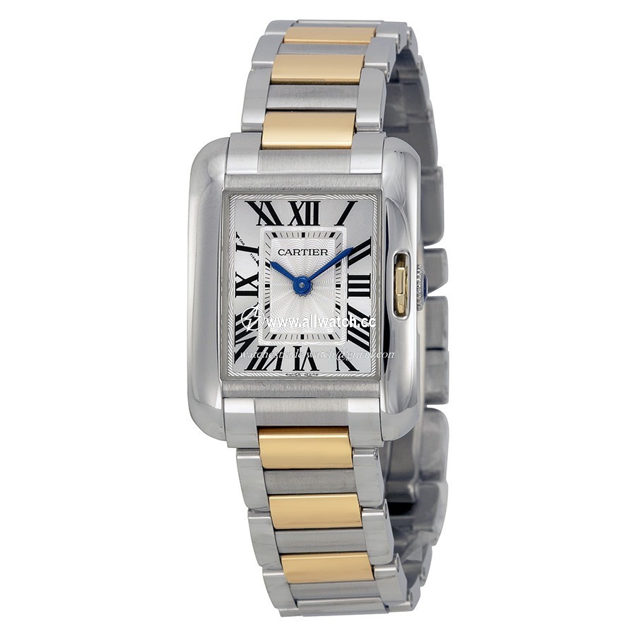 Cartier W5310046 Tank Ladies Quartz Stainless Steel