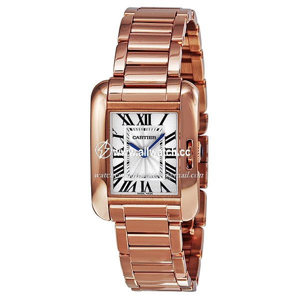 Cartier W5310013 Tank Ladies Quartz 18kt Rose Gold