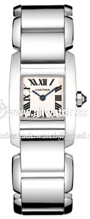 Cartier W650059H Tank Ladies Quartz 18kt White Gold