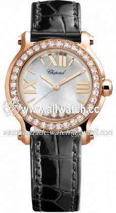 Chopard 27/4189-5005 Ladies Automatic 18 Carat Rose Gold