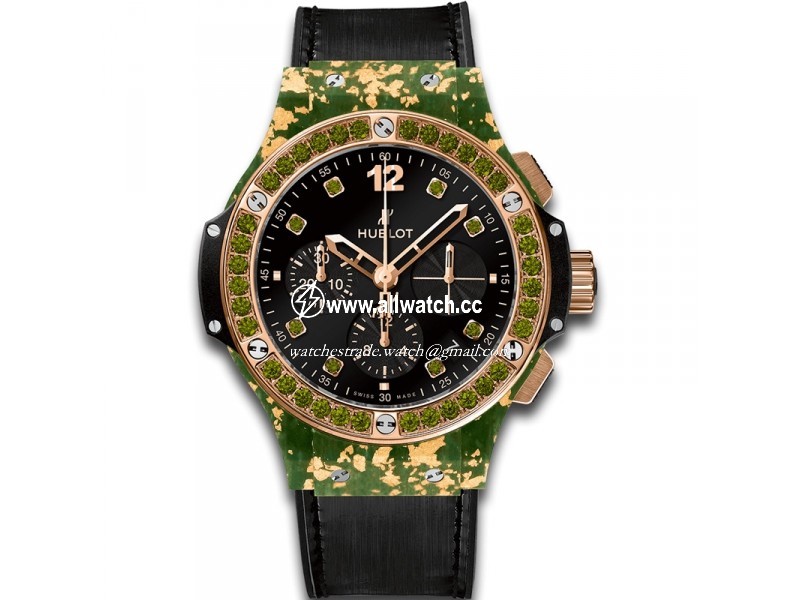 Hublot 341.XG.1280.NR.1229 Ladies Automatic 18k King Gold and Composite