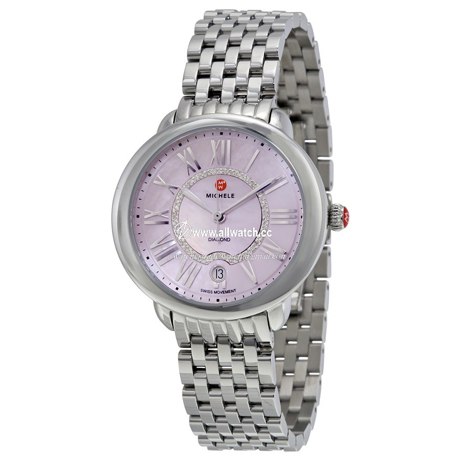 Michele MWW21B000042 Serein Ladies Quartz Stainless Steel