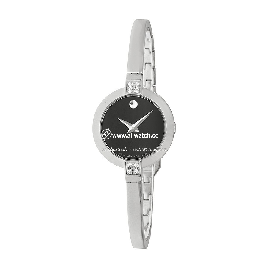 Movado 0606628 Bela Ladies Quartz Stainless Steel with 8 Diamonds