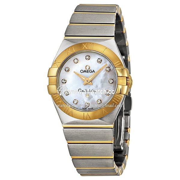 Omega 123.20.27.60.55.002 Constellation Ladies Quartz Stainless Steel