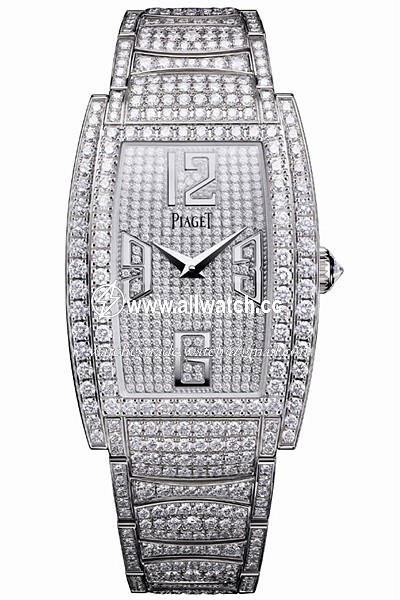 Piaget GOA36195 Limelight Ladies Quartz 18kt White Gold Case Set with Diamonds