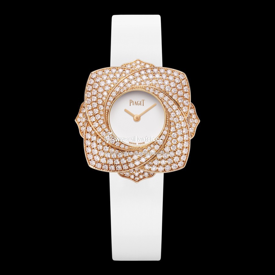 Piaget G0A39183 Ladies Quartz 18Kt Rose Gold Rotating Upper Case Diamond-set
