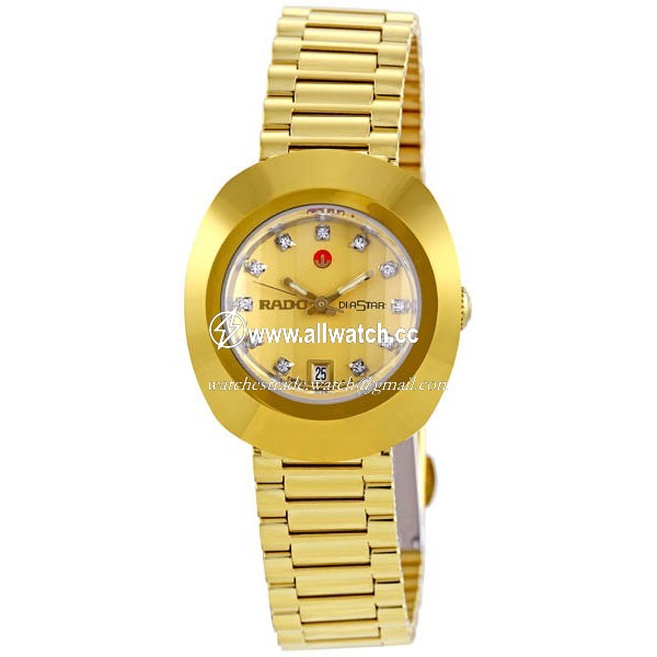 Rado R12416633 Diastar Ladies Automatic Gold-tone Hardmetal