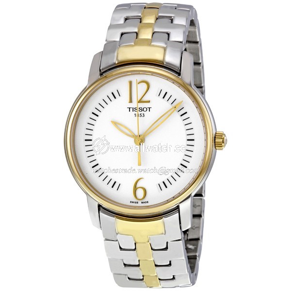 Tissot T052.210.22.037.00 T-Trend Collection Ladies Quartz Silver PVD Stainless Steel