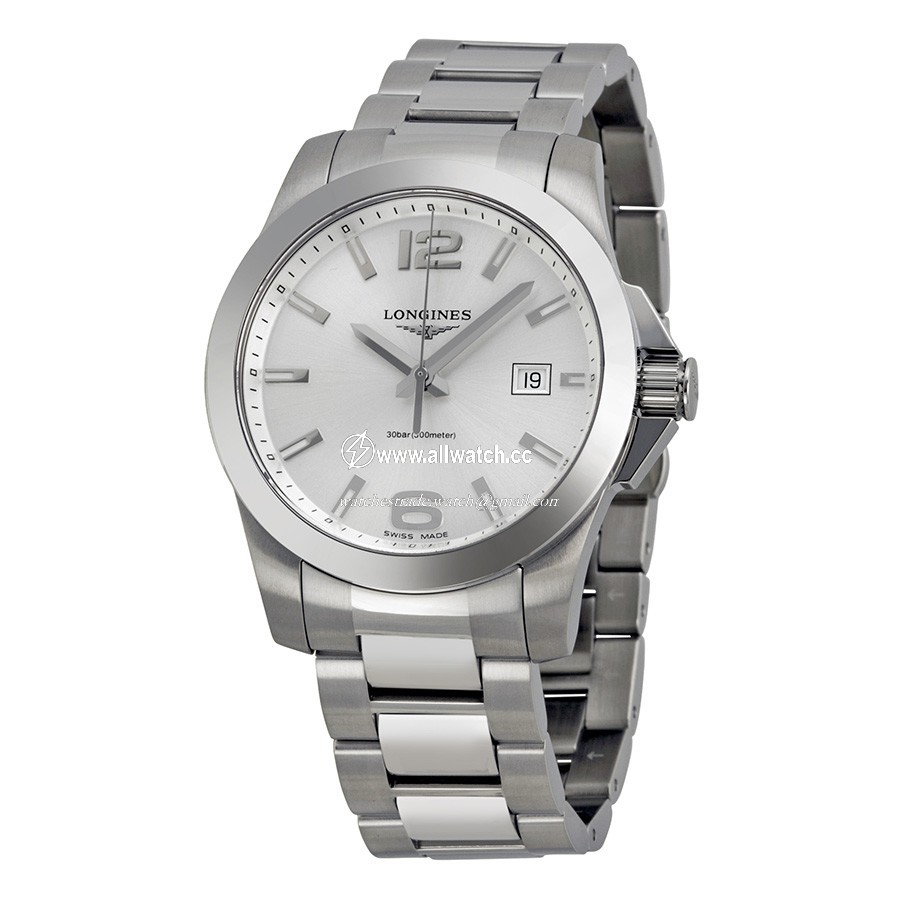 Longines L3.659.4.76.6 Conquest Mens Quartz Stainless Steel