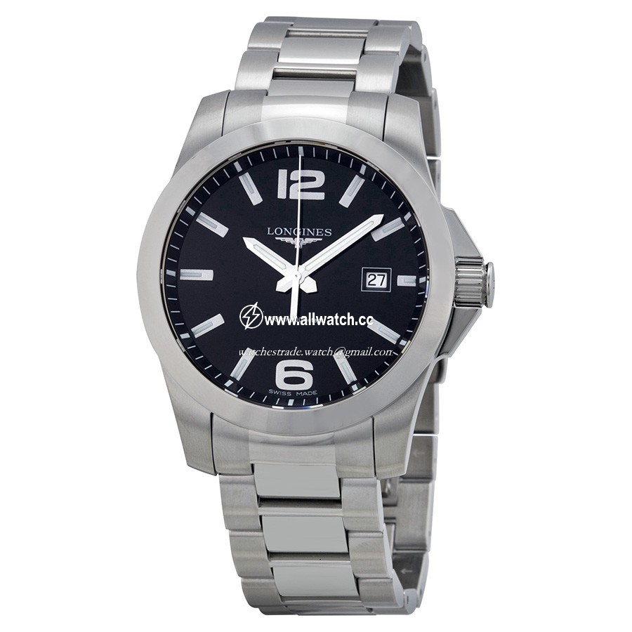 Longines L36594586 Conquest Mens Quartz Stainless Steel