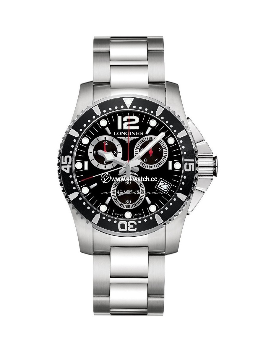 Longines L3.643.4.56.6 HydroConquest Mens Quartz Stainless Steel