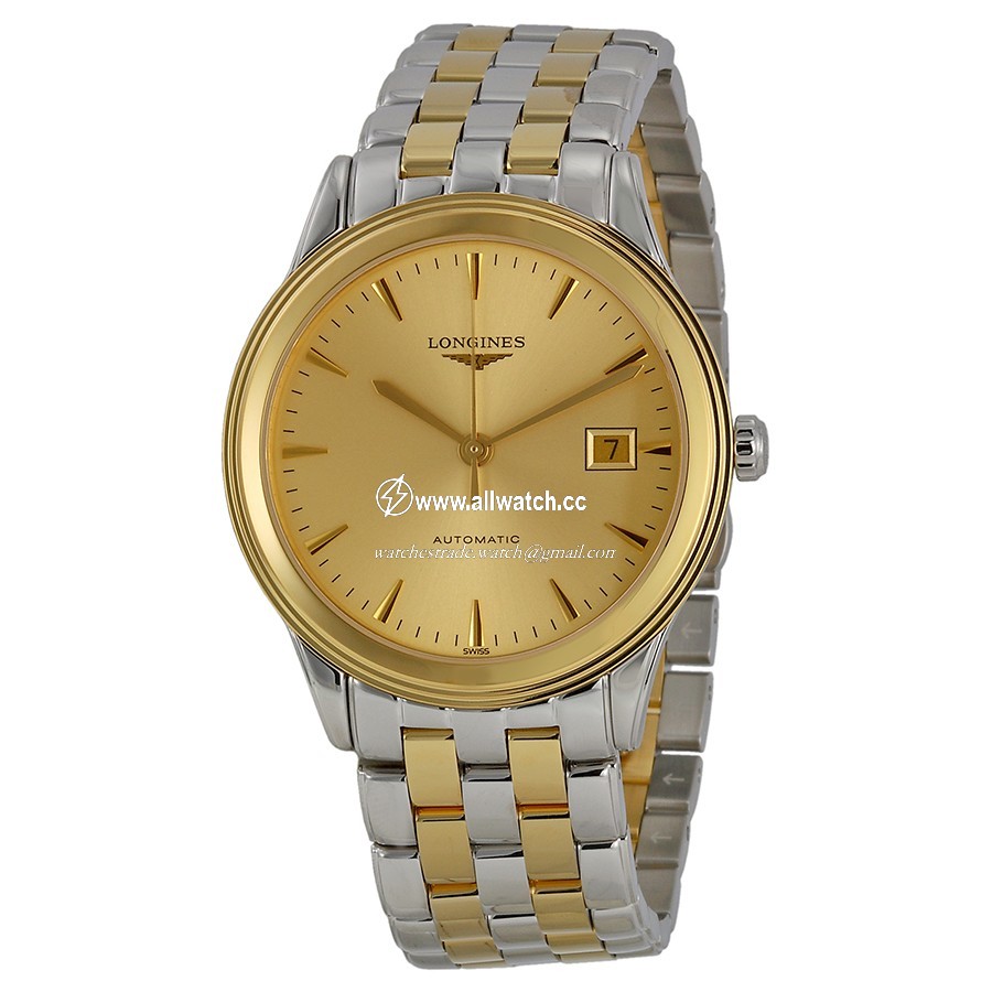 Longines L48743327 Mens Automatic Yellow Gold-tone Stainless Steel