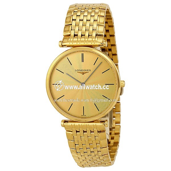 Longines L4.709.2.42.8 La Grande Classique Mens Quartz 18kt Gold-plated Stainless Steel