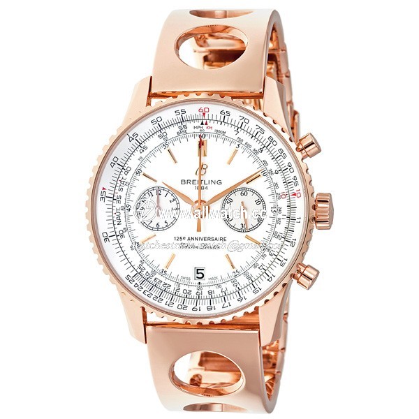 Breitling R2632212/G668 Navitimer Mens Automatic 18k Rose Gold